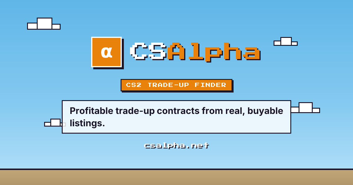 CS2 Trade-Ups — Live Profitable Contracts, Updated Daily | CSAlpha